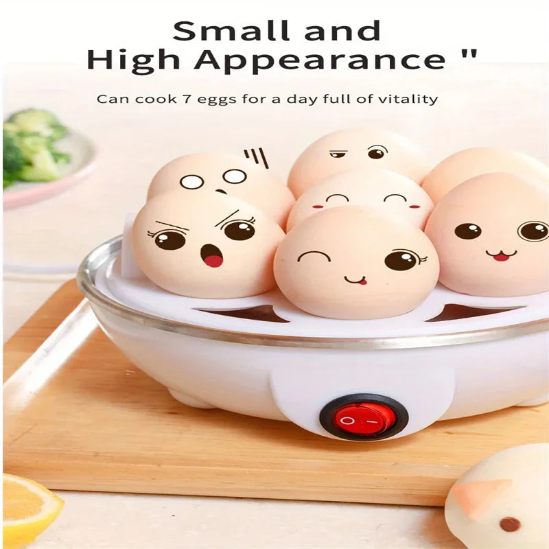 Egg Cooker Automatic Power Off Home Small 1-person Multi-Functional Steamed Egg Custard Boiled Egg Machine Breakfast Artifact
